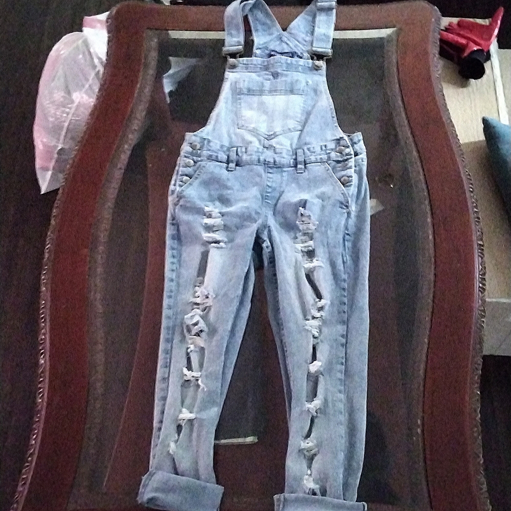 Light blue Jean overall